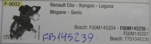 Regulador De Voltaje Renault Clio Kangoo Megane Scenic 1