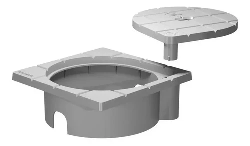Caja De Inspeccion Pvc P/ Jabalina 15x15cm Puesta Tierra 1
