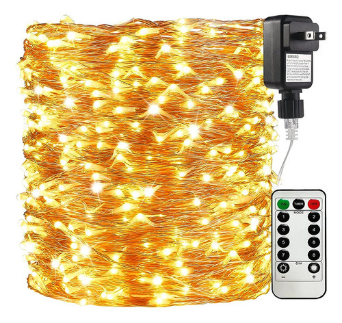 Zaecany 132 Pies 400 Leds Luces De Cadena De Alambre De Cobr 0