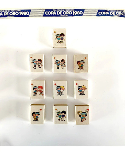 Cajas Fosforos Antiguos Colección Del Mundialito1980 Uruguay 0