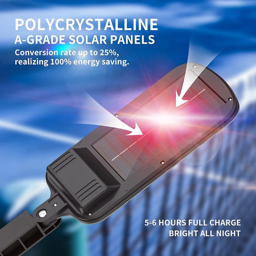 Okpro Solar Outdoor Lights - S-144xm 5000lm Solar Street Lig 1