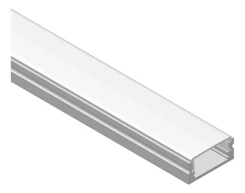 Perfil De Aluminio Flat Demasled 2 Mtrs - 17x6mm - Opal 0