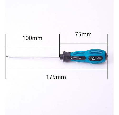 Destornillador De Cabeza Plana Ranurada Hegebeck Magnetic... 1