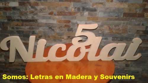 Letras Decorativas - Nombre En Madera -  Envíos Gratis !!! 1