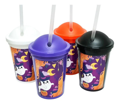 Vasos Milkshake Souvenirs - Halloween (20 Unid) 0