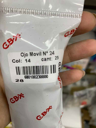 Ojos Móviles  N* 24   X Bolsas De 25 Unidades 1