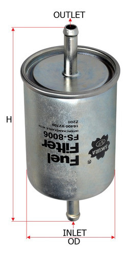 Filtro Combustible Xinkai Pick Up Hxk1021eb 2.2 Nafta 2010 A 0