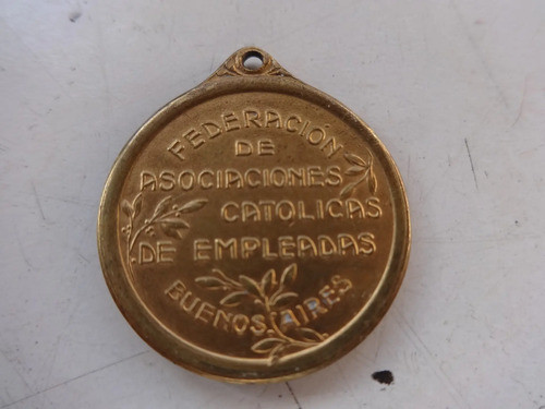 Medalla Antigua Federacion Asociaciones Catolicas Empleadas 0
