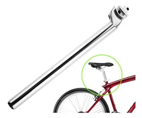 Asiento Post 27,2 X 350 Mm Ajustable Montaña Bicicleta Ciclo 0