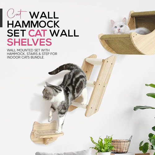 Nfinix Muebles De Pared Para Gatos - Estanterías Para Gatos 1