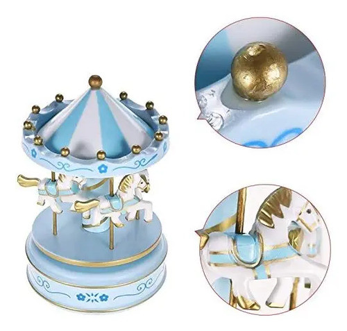 Ofrecemos Lo Que Desea Carousel Music Box: Easy Twist, Az... 1