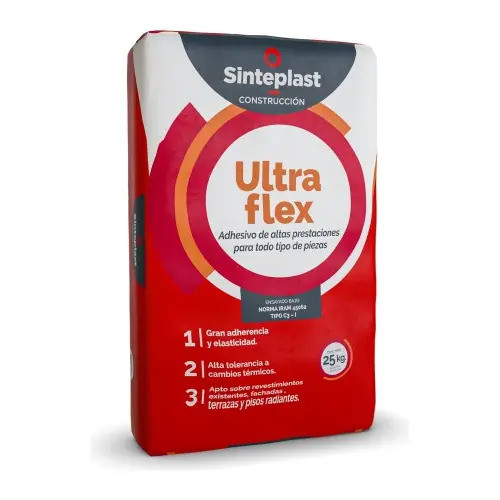 Adhesivo Ceramicas Ultraflex Altas Prestaciones Flexible 25k 0