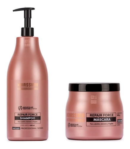 Hairssime - Kit Grande Sh Y Masc Repair Force Hair Logic 0