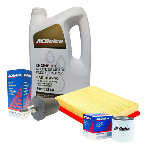 Kit Filtros + Aceite 10w40 Chevrolet  Corsa Todos 0