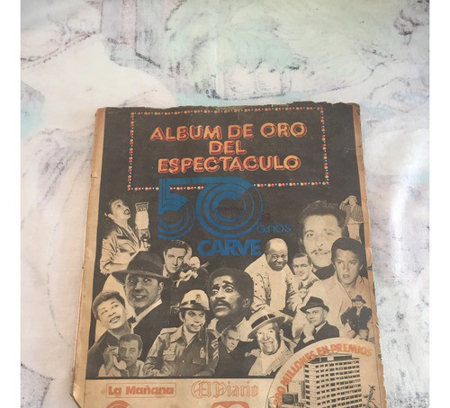 Album De Oro Del Espectáculo Figuritas 50 Años Carve 0