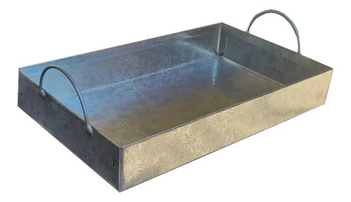Combo X 10 Bandeja De Chapa 25x15 Con Manijas Ideal Eventos 0