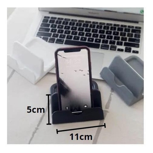 Soporte Apoya Celular Tablet Plastico Multiuso Pack X3 1