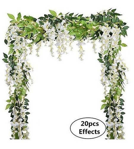 Dearhouse 4 Unids 66 Pieza De Flores Artificiales De Seda Wi 1