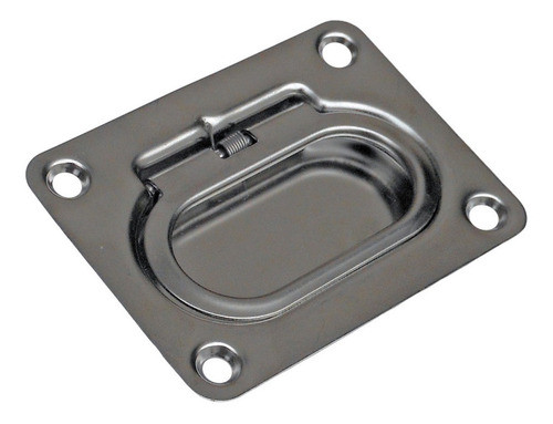 Levantapiso Acero Inoxidable P/embutir Con Resorte (76x56mm) 0