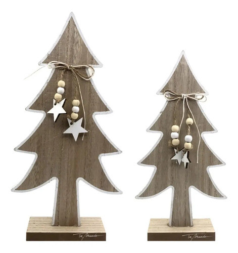 Árbol Rustico X1 Unidad 31 Cm  Navidad Decoracion 1