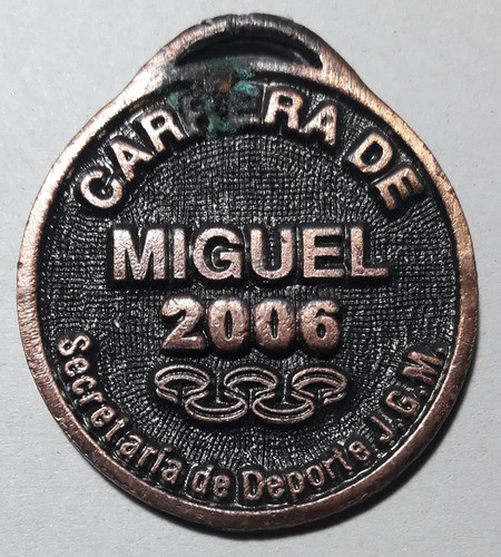 Medalla Carrera De Miguel 2006 Secretaria Deportes J.g.m 0