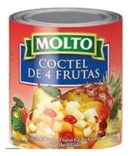 Pack X 6 Cóctel De 4 Frutas Molto X 820 Grs 0