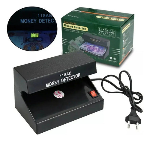 Detector De Billetes Falsos Dolares Pesos Luz Ultravioleta 1