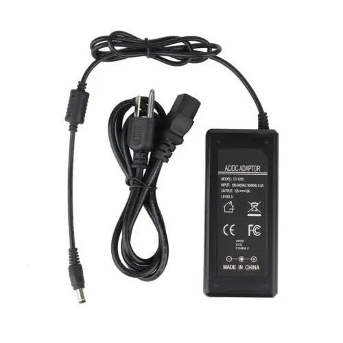 Ca De 100v-240v Dc 12v 5a Poder Suministrar Adaptador Contro 0