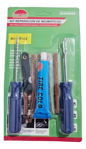 Kit Repara Cubiertas S/ Camara Moto Cuatri Tarugos Jm Motos 0