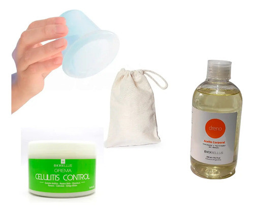 Ventosa Xl+ Crema Celulitis + Aceite Corporal Piel Naranja 0