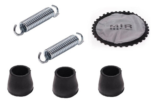 36 Resortes + 6 Regatones + 1 Lona Doble Mini Trampolin Mir 0