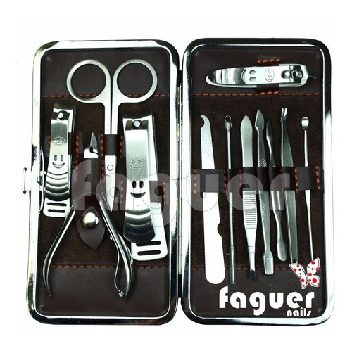 Set Completo Profesional Manicura En Estuche. Faguer Nails 0