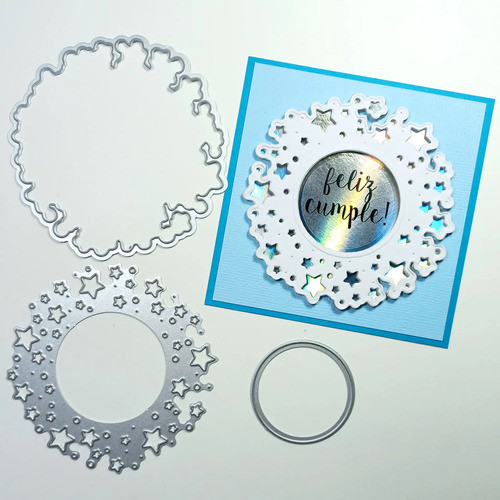 Troquel Scrapbooking Y Journaling | Rosca De Estrellitas 1