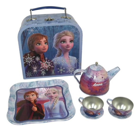 Juego De Té Disney Frozen 7 Pzas Valija Infantil Original! 0 Juego De Té Disney Frozen 7 Pzas Valija Infantil Original! 0