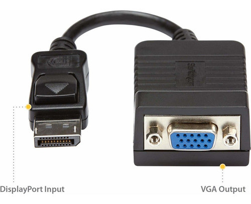 Startech Displayport A Vga Adaptador - Activo Dp A Vga C -zl 1