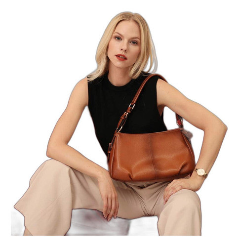 Kattee Ladies Vintage Leather Hobo Hombro Bolso 1