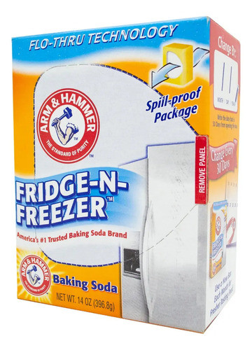 Arm & Hammer Absorbe Y Elimina Olores Heladeras Bicarbonato 1