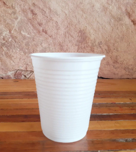 Vaso Plastico Descartable Blanco 180cc X 100u 1