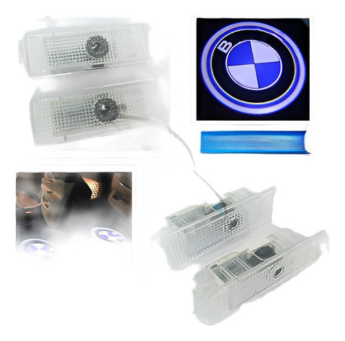 2 Pc Logo Cortesía Proyector Laser Ghost Shadow Luces Para B 0