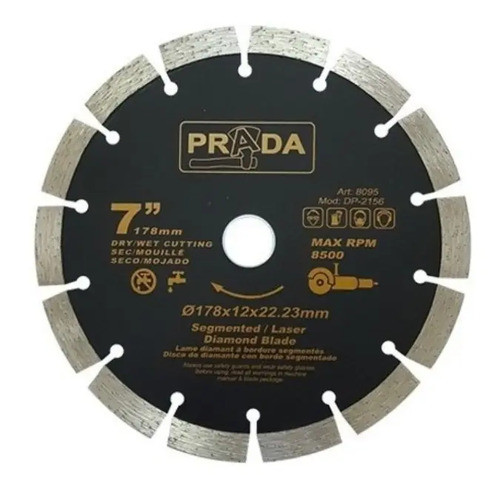 Disco Diamantado Segmentado 180 X 22,23 Prada 0