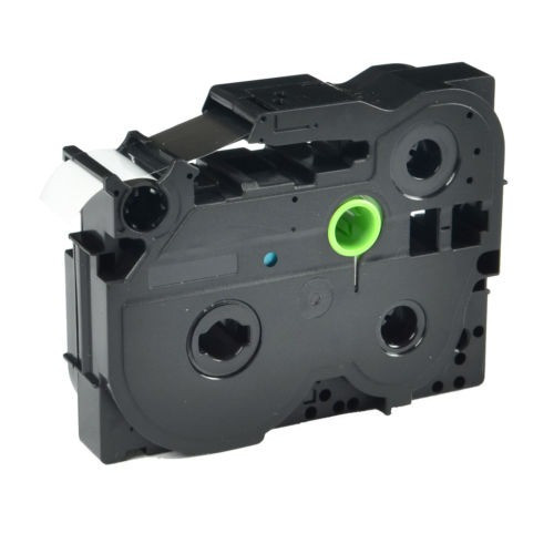 10pack Negro Sobre Blanco Etiqueta Cinta Tz-241 Tze-241 18mm 1