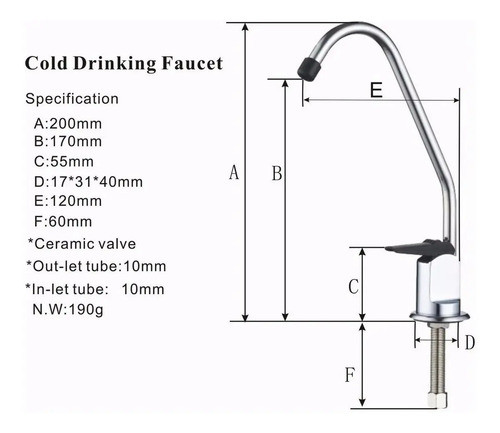 Grifo Purificador De Agua H2sur 1