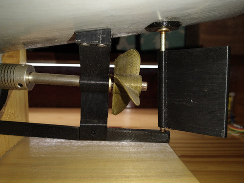 Soporte Para Eje De Barco - Pata De Gallo - Aeromodilismo Rc 1