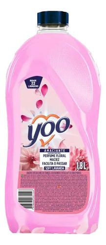 Suavizante Yoo Perfume Floral Soft Lavanda 1.8lts 22 Lavados 0