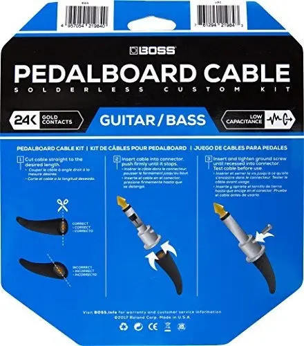 Kit De Pedalless Sin Soldadura Bck12 12 Pies De Cable 12 Con 1