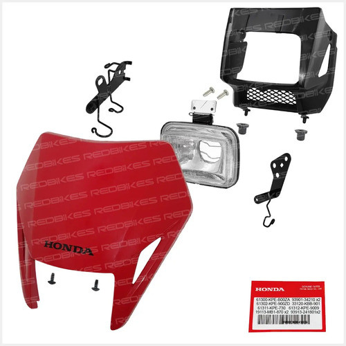 Mascara Optica Soporte Honda Tornado Roja Original Ok 0