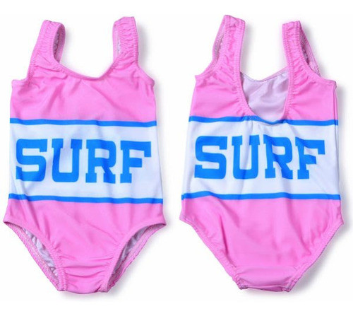 Traje De Baño Infantil Enteriza Surf Moltok 0