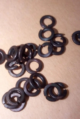 Arandela Grower  Negra  M3 1/8 (3.2mm) X 200 Unidades Sae 0