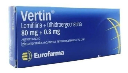 Vertin 20 Comprimidos 0