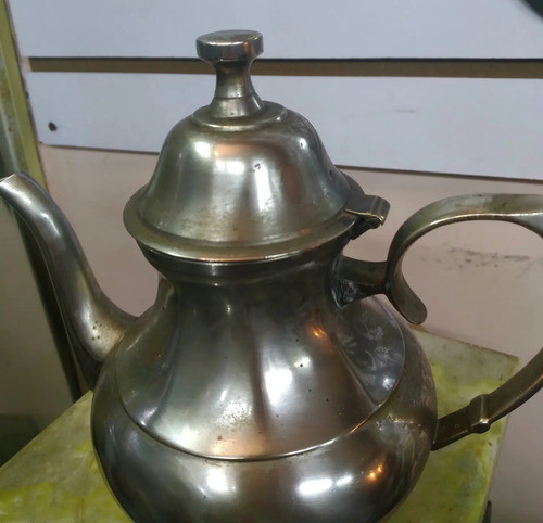 Cafetera De Peltre Antiguo, Sellada Volf 1
